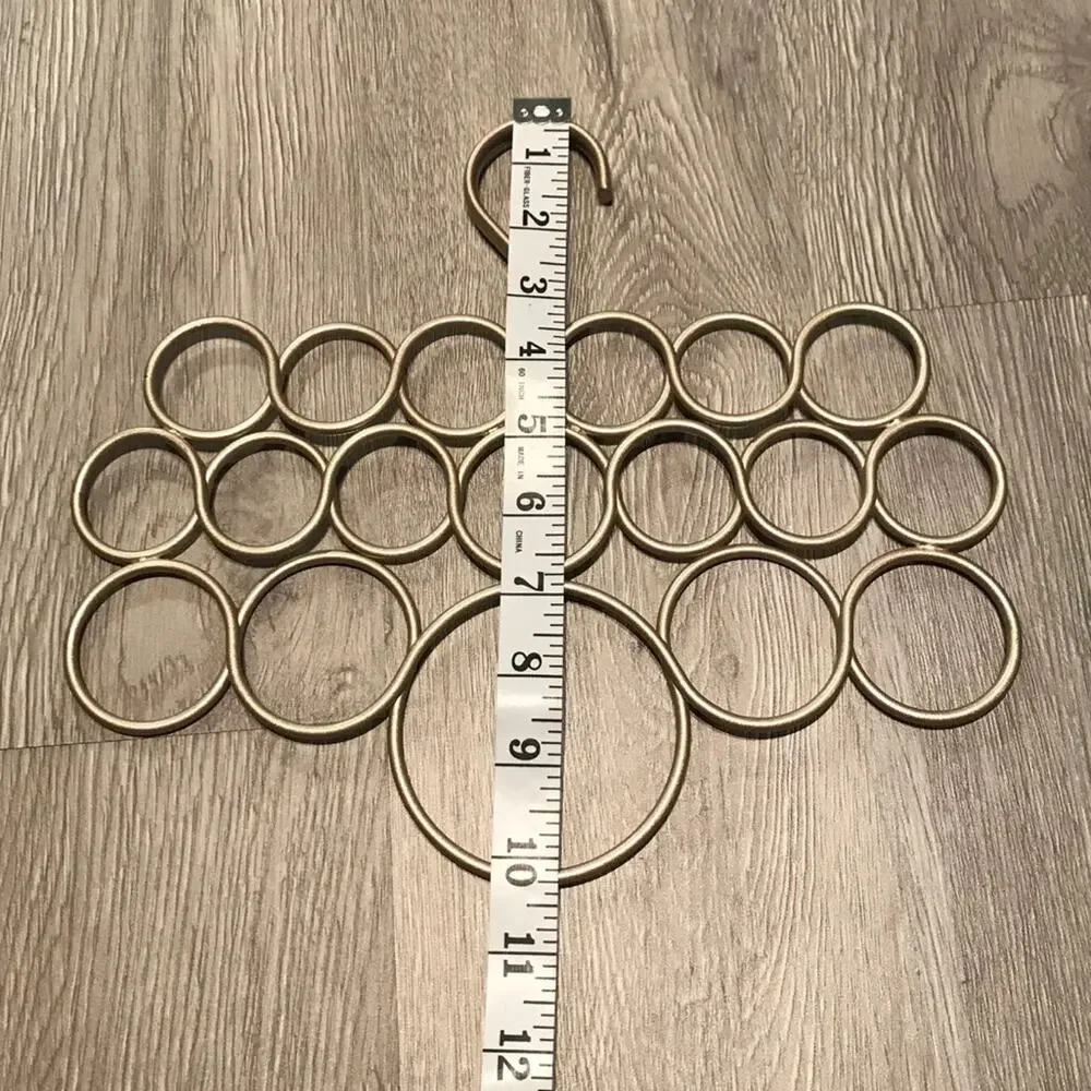 Metal Closet Organizer for Scarves, Belts, Ties